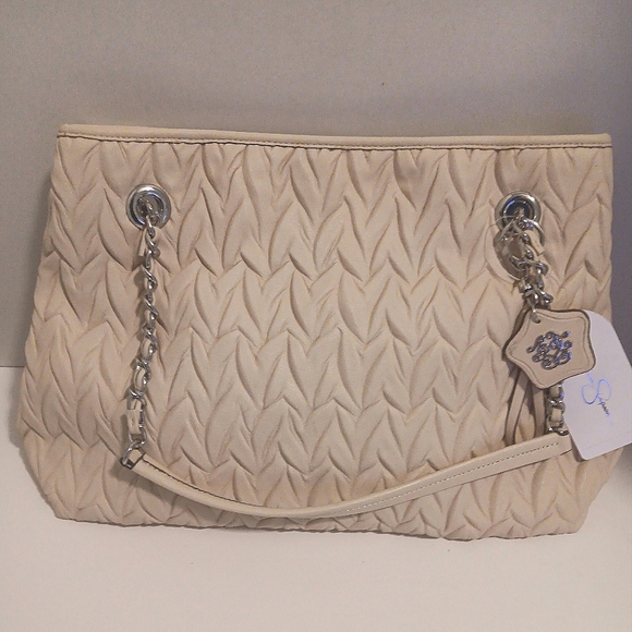 Jessica Simpson Cecelia Light Toupe Tote/shoulder Bag - Picture 1 of 7